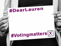 #DearLauren … #votingmatters