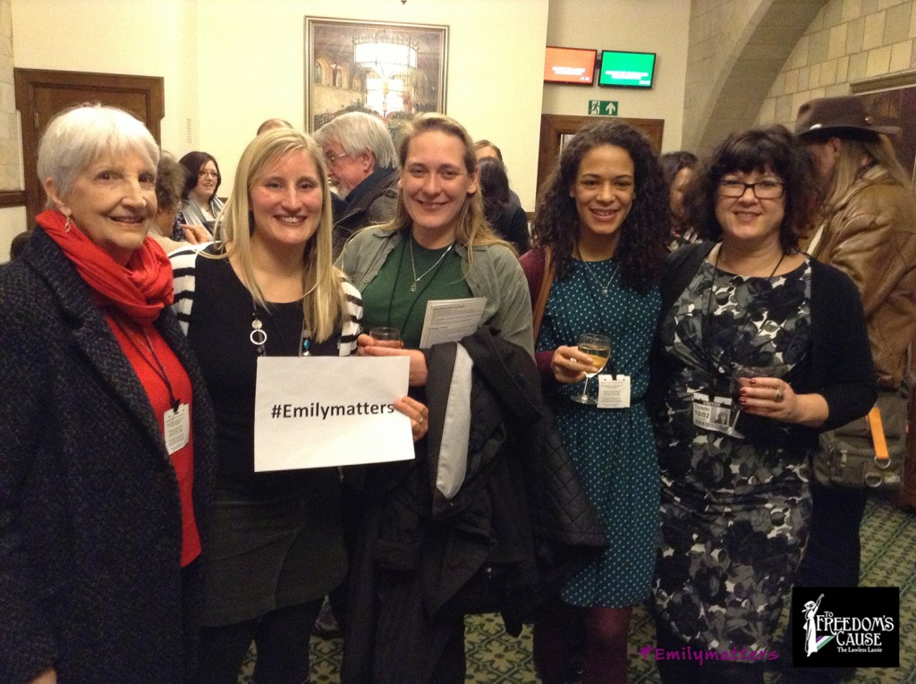 Post event drinks_Kay Renner, Katie Russell_Louise Gregory_Sabina Arthur_Karen Ingala Smith